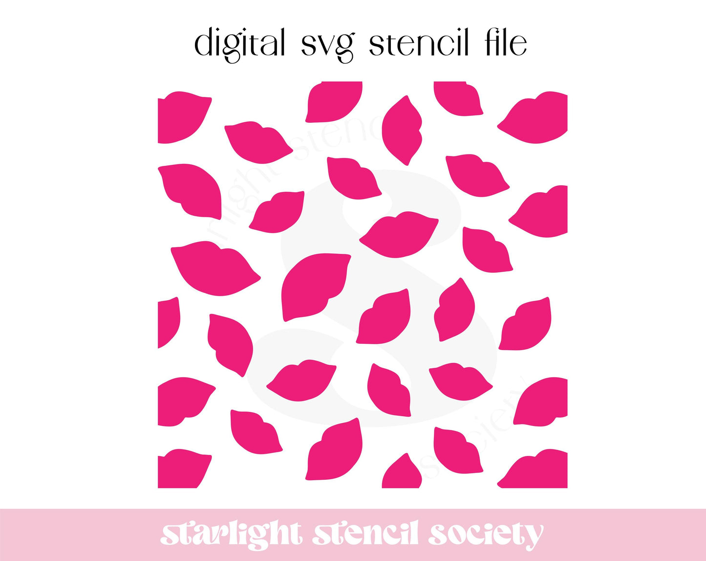 Big Lip Scatter SVG FILE