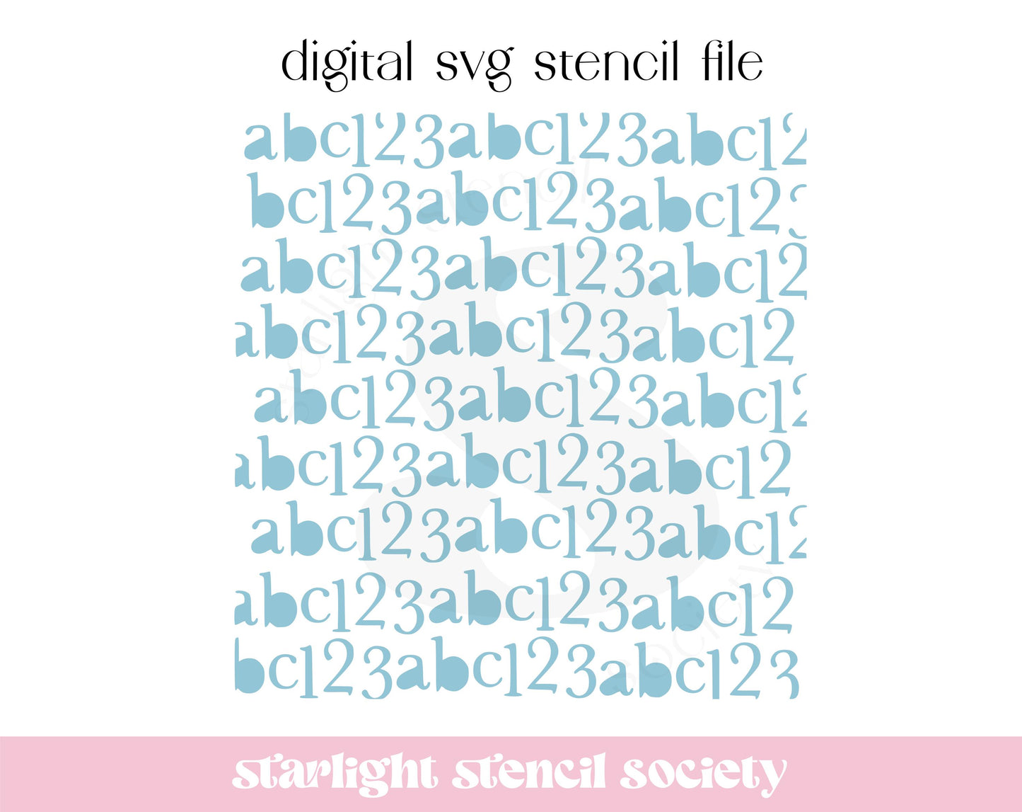 ABC 123 SVG File