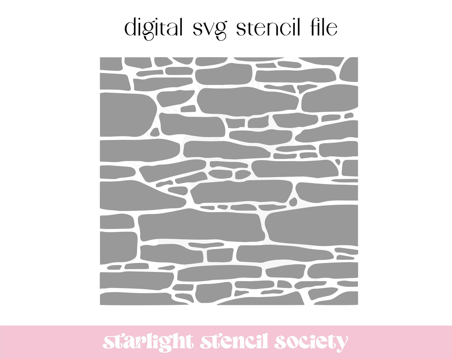 Stone Pattern SVG File