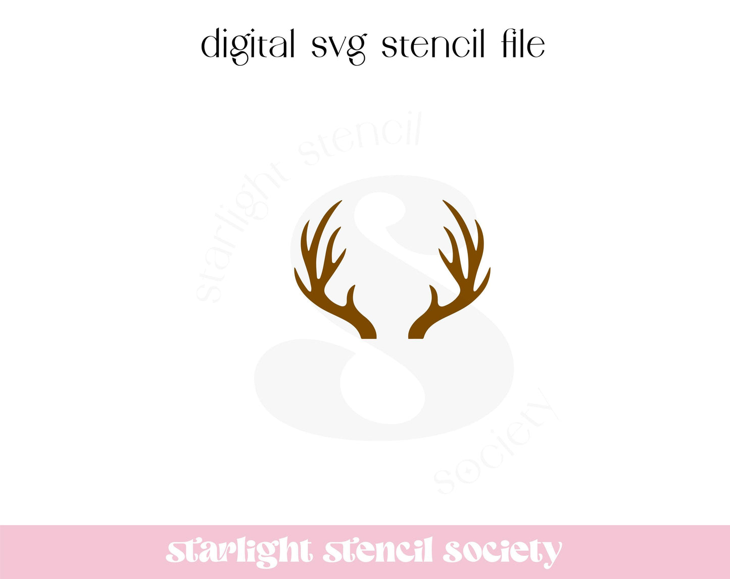Antler SVG File