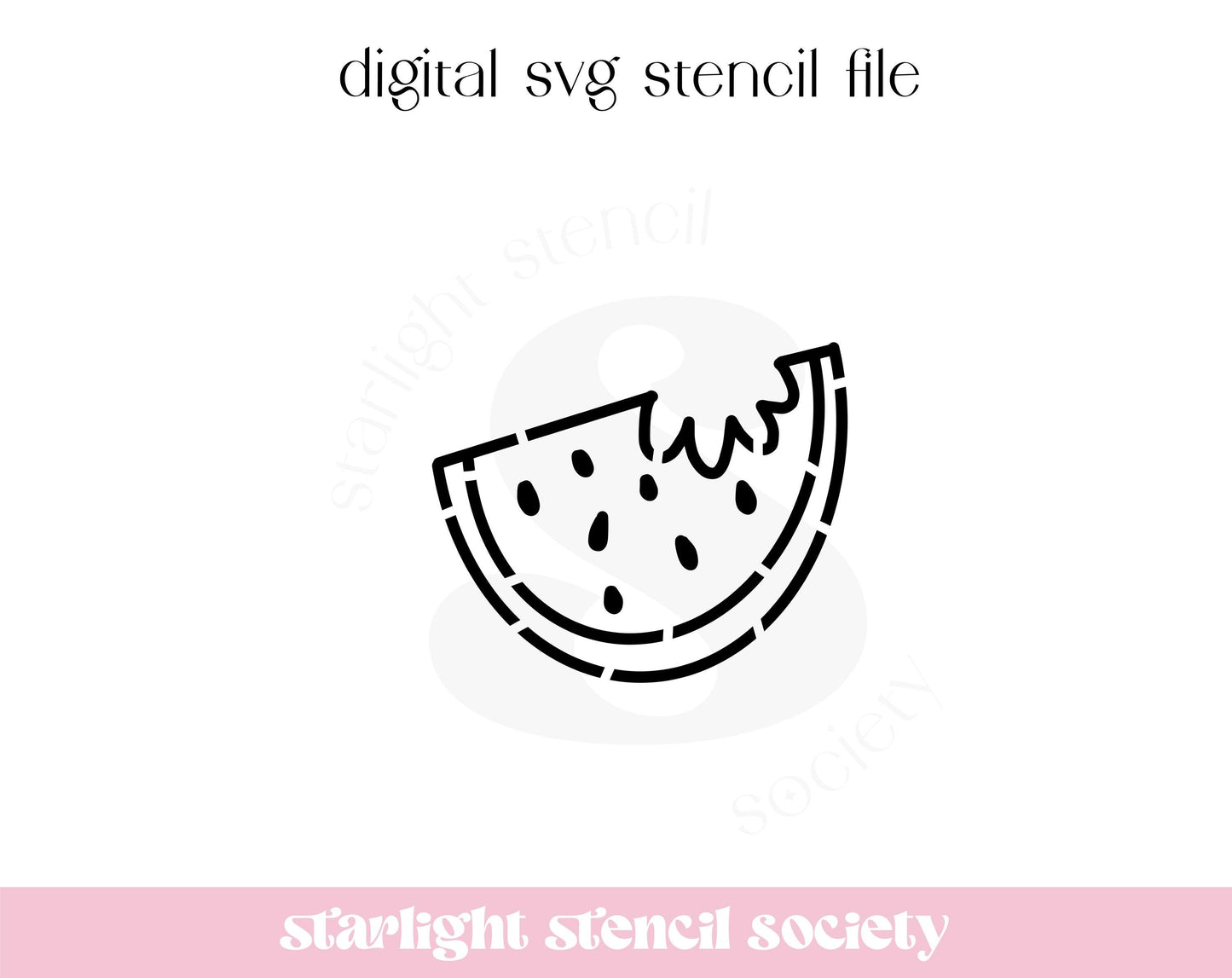 Watermelon Bite PYO SVG File