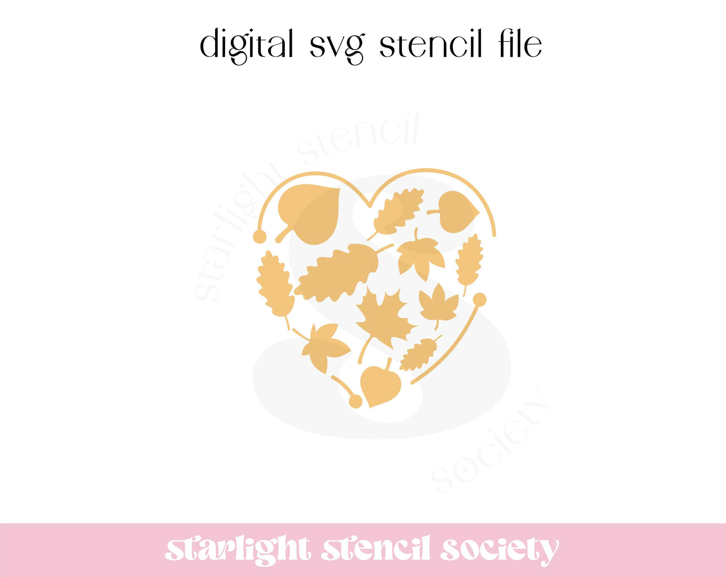 Heart Leaves SVG Files