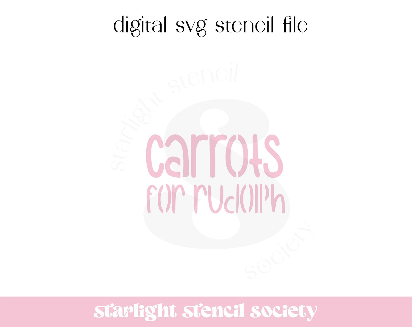 Carrots for Rudolph SVG File