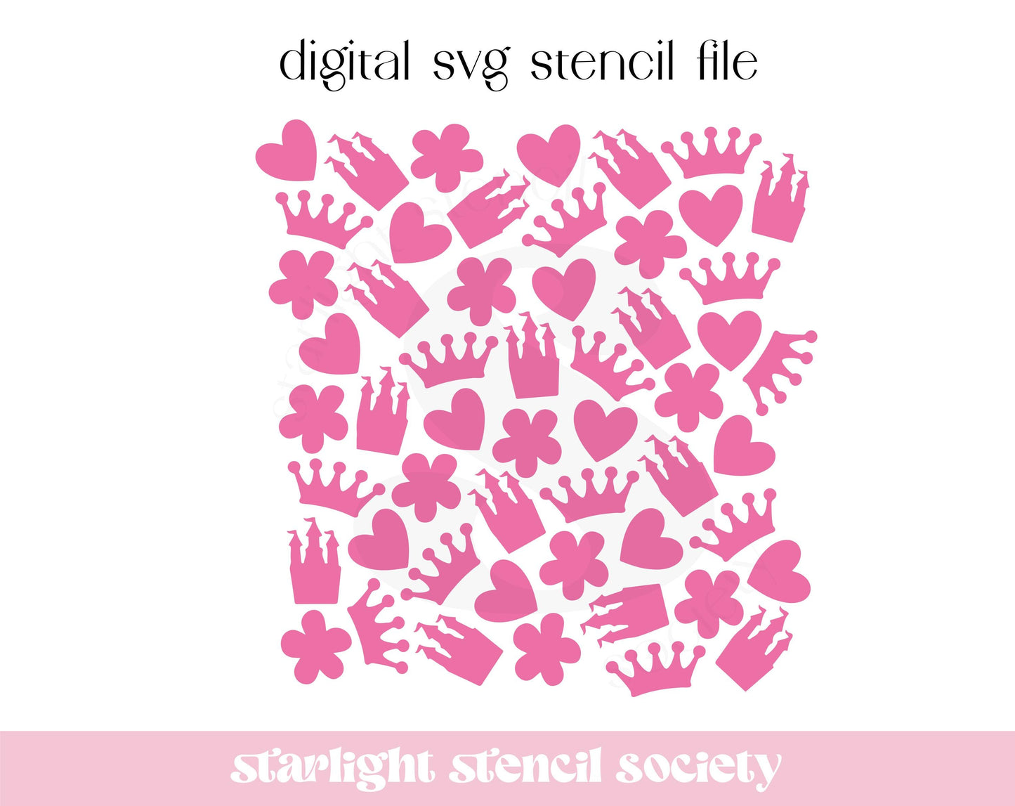 Pretty Princess Scatter SVG File