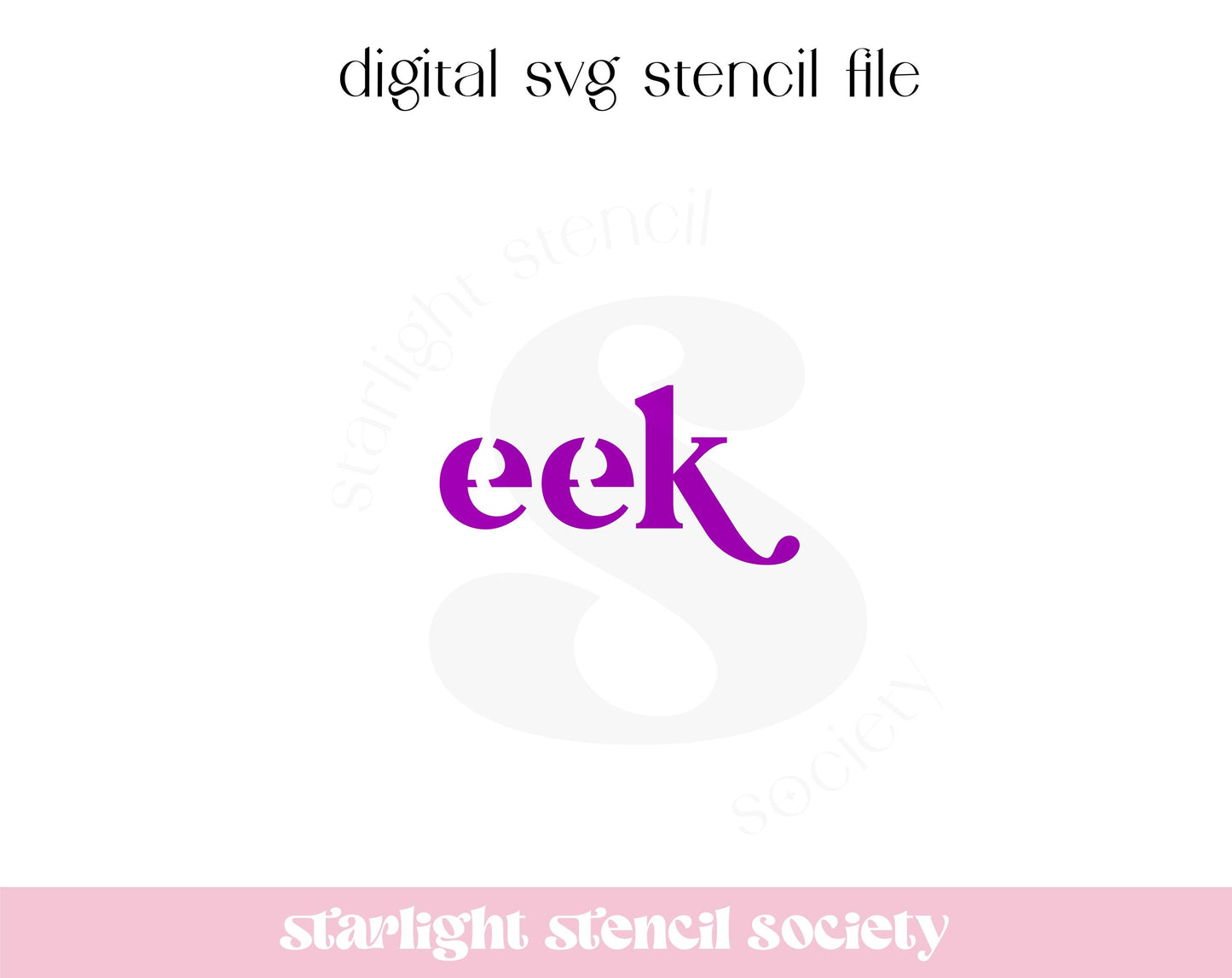 Eek Retro SVG File