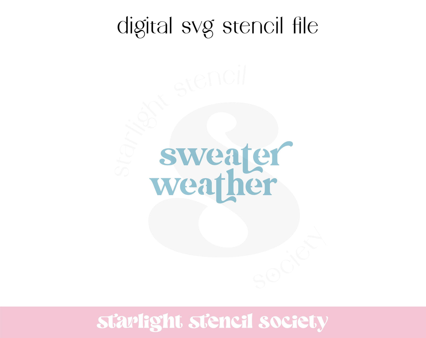 Sweater Weather Retro SVG File