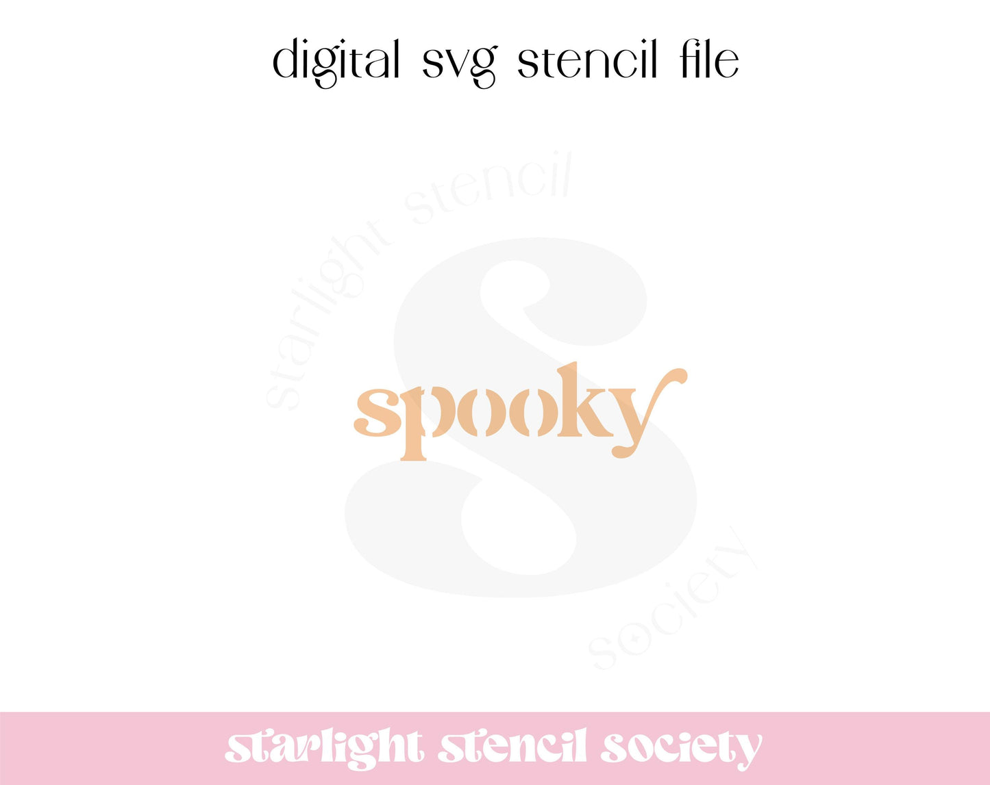 Spooky Retro SVG File