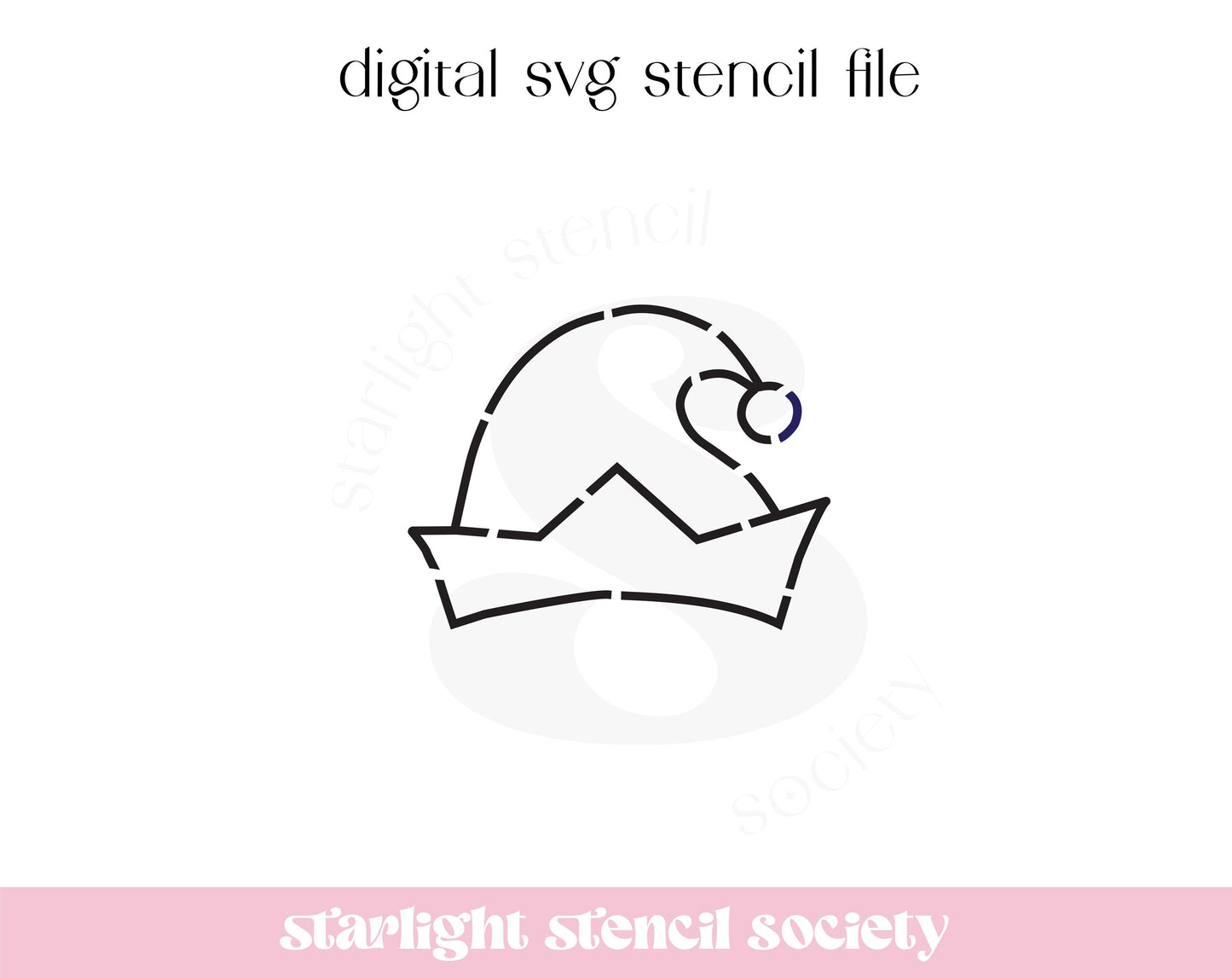 Elf Hat PYO SVG File