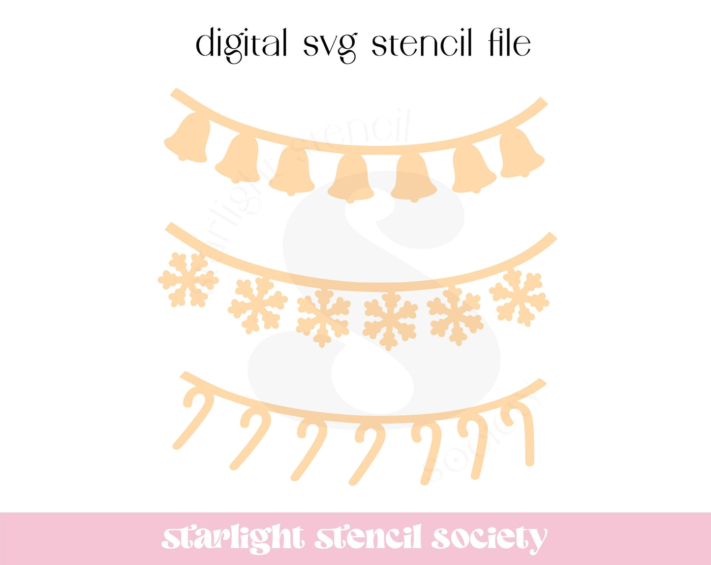 Christmas Garland 2 SVG File