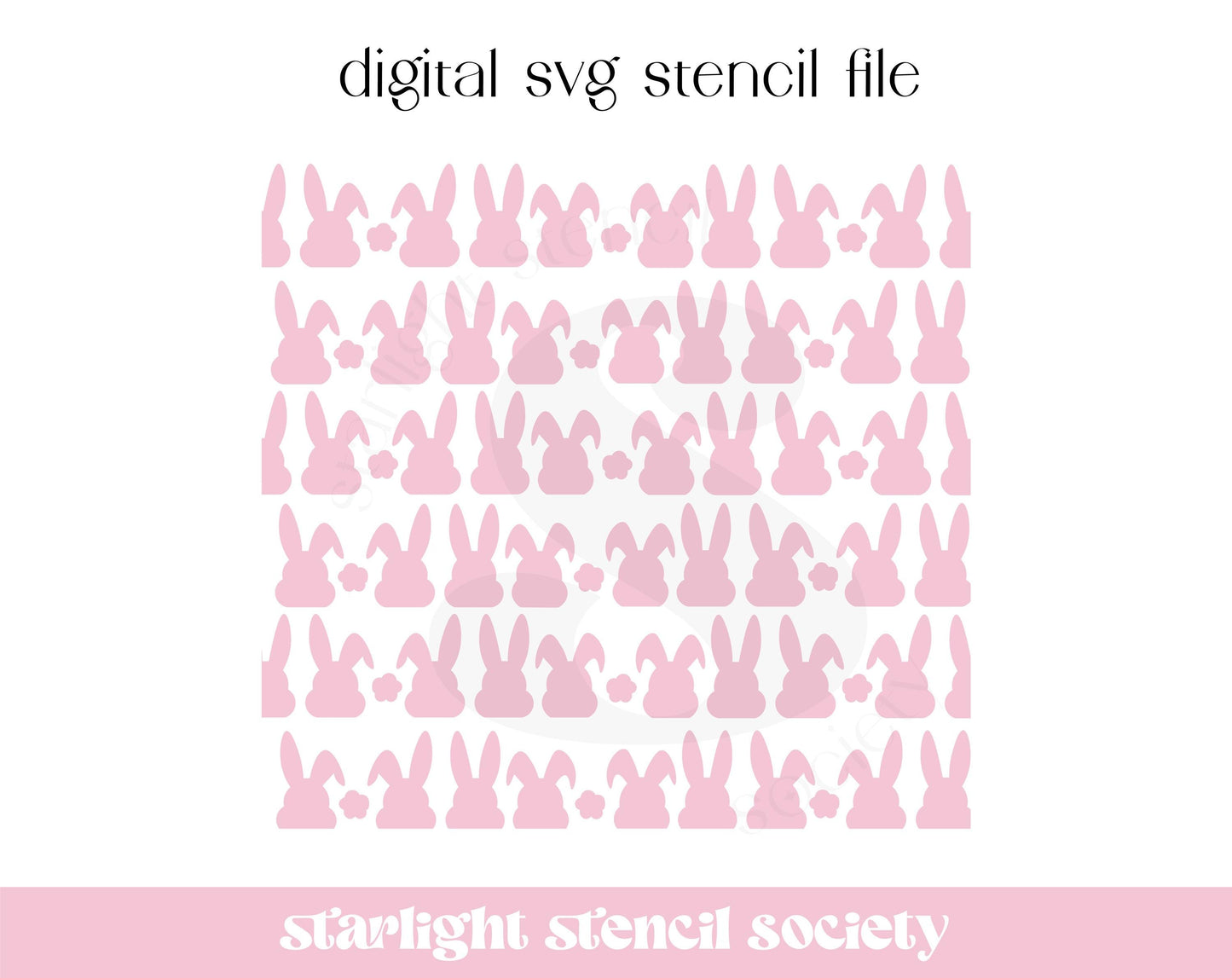 Bunny Squad Rows SVG Files
