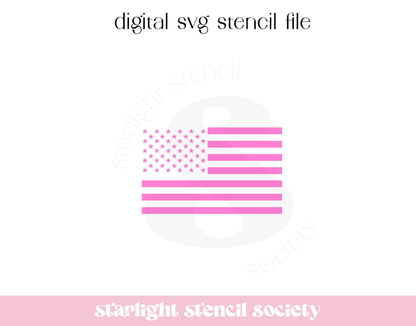 America Flag SVG File