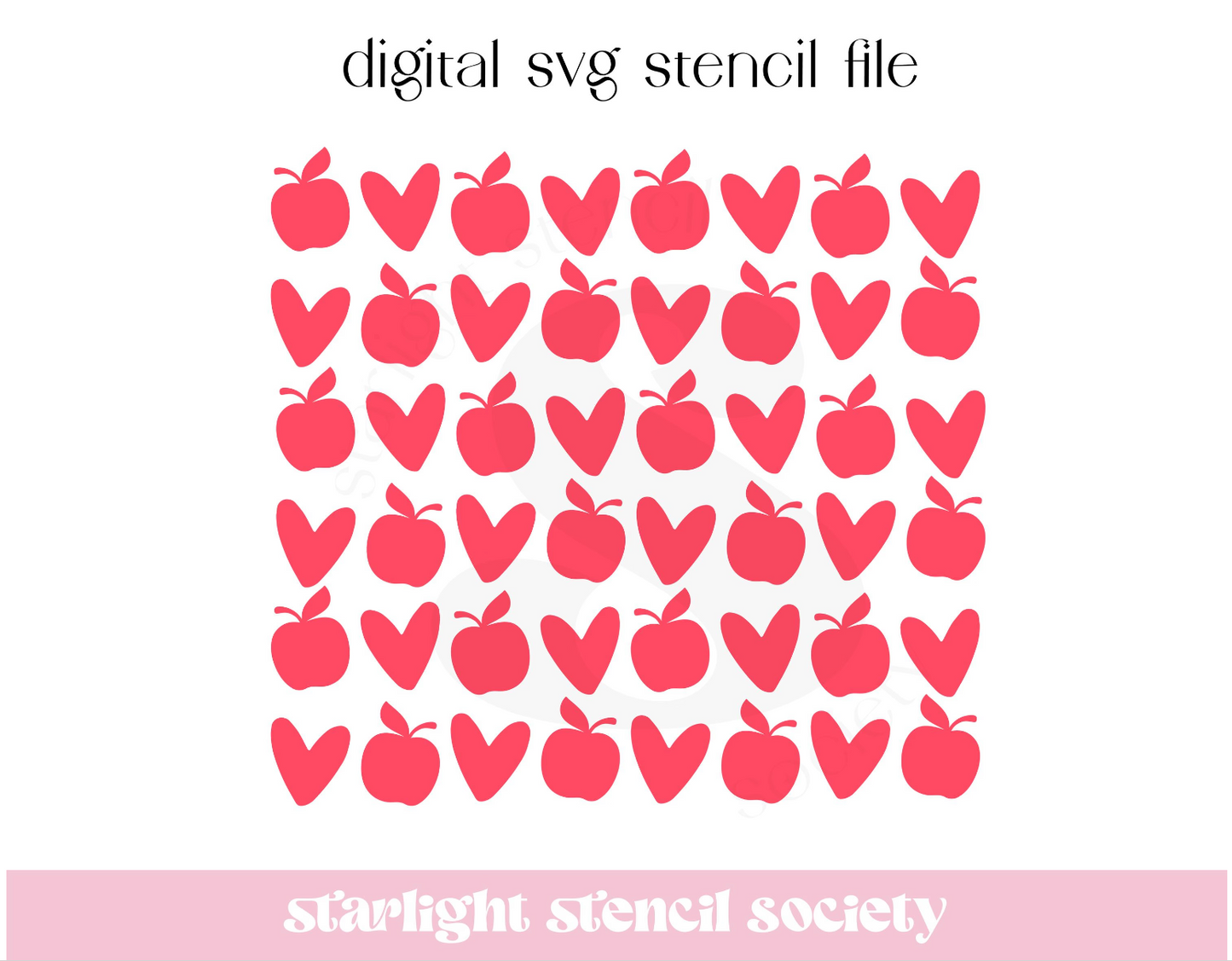 Apple Heart SVG File