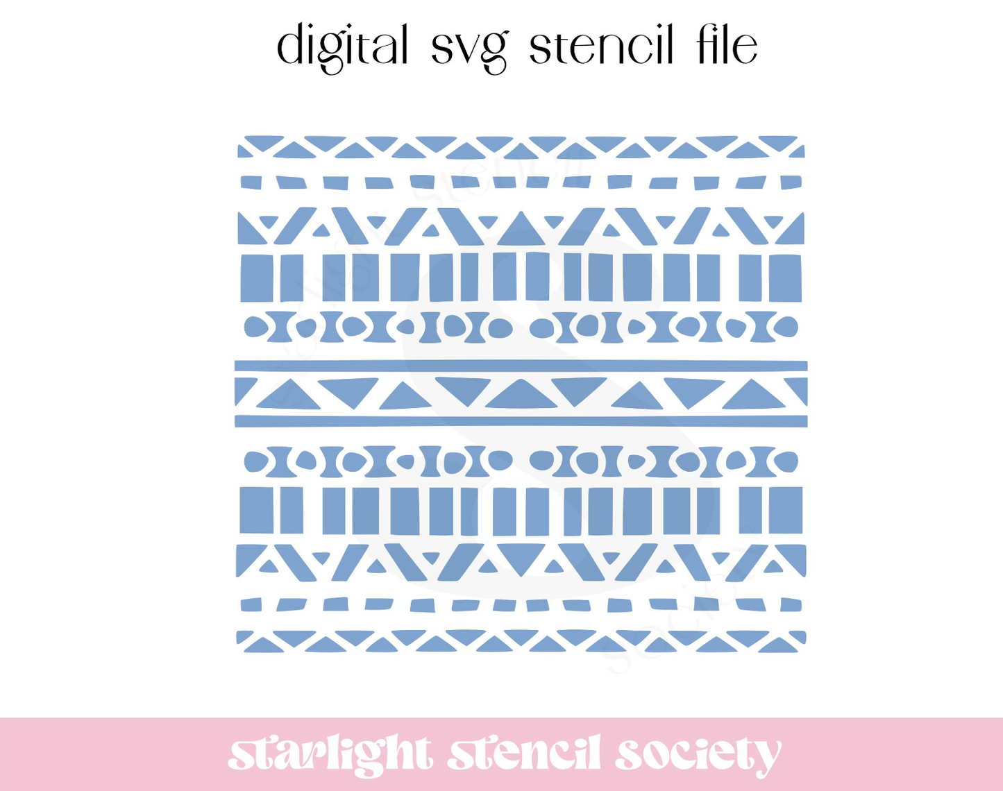 Aztec Rectangle SVG File