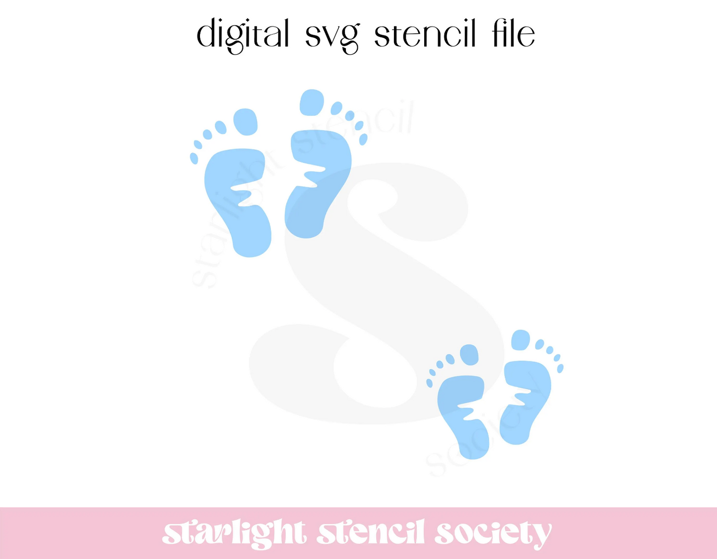 Baby Feet SVG File