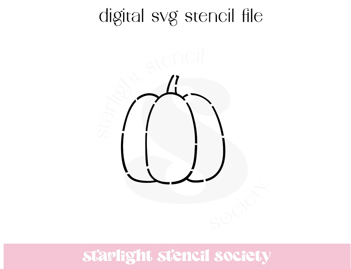 Basic Pumpkin PYO SVG File