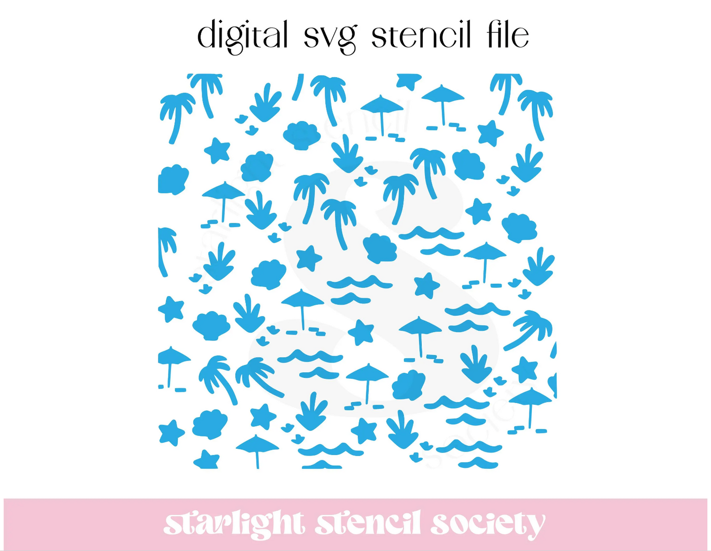 Beach Life SVG File