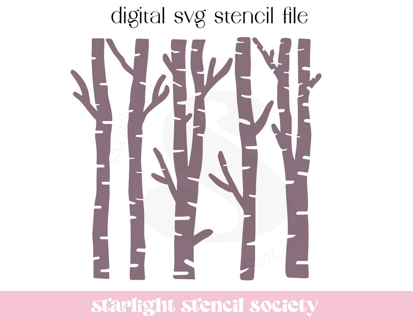 Birch SVG FILE