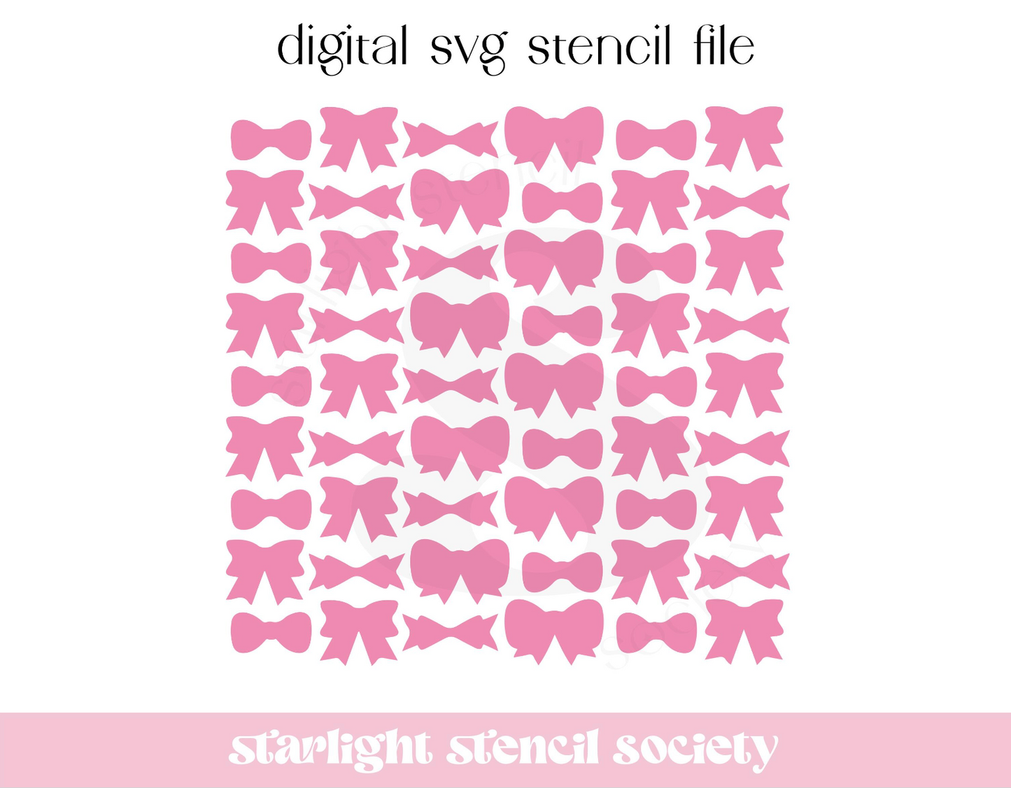 Bow Rows SVG File