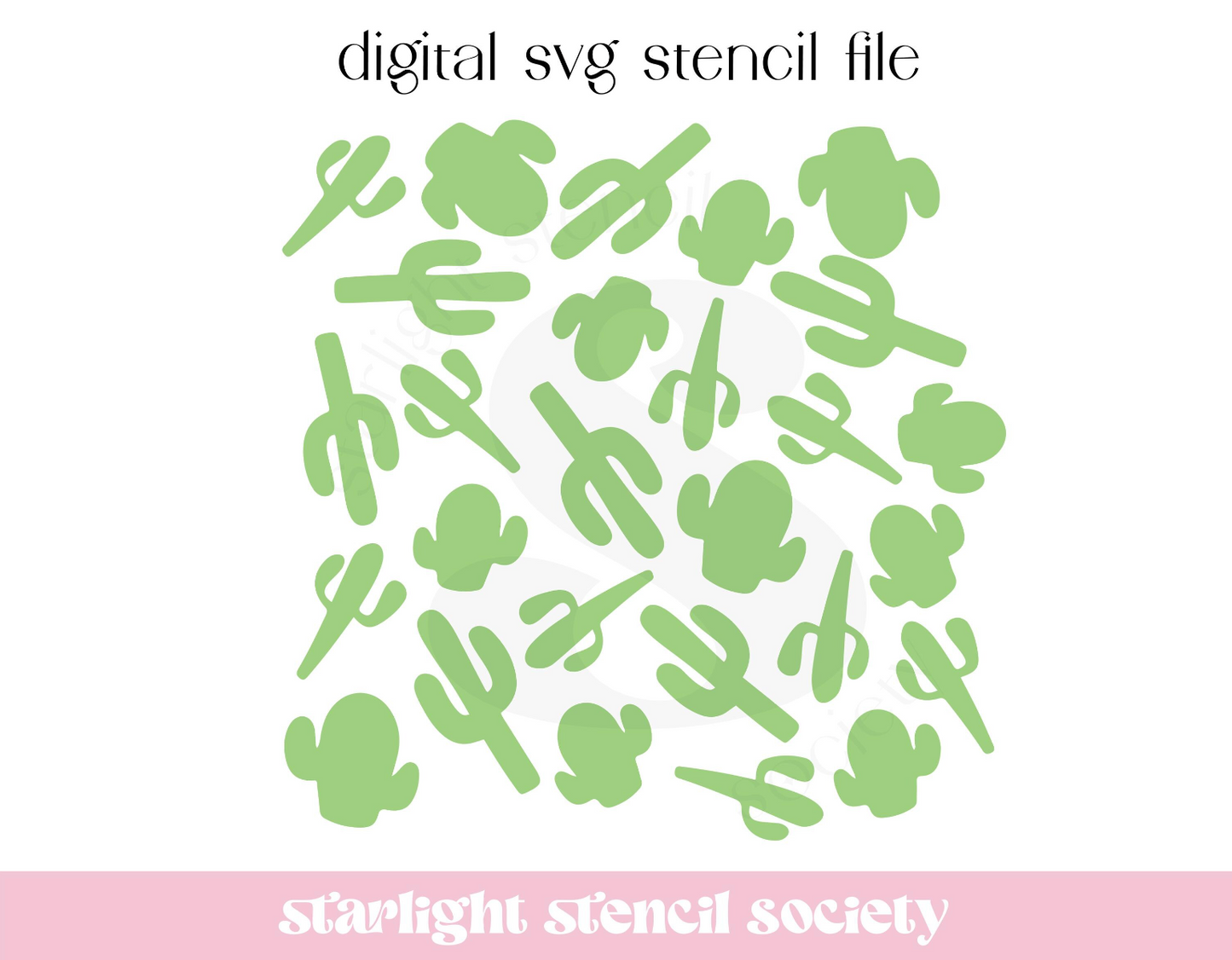 Cactus 2 Scatter SVG File