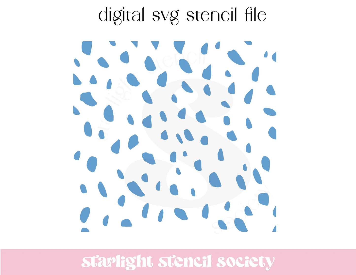 Dalmatian Print SVG File