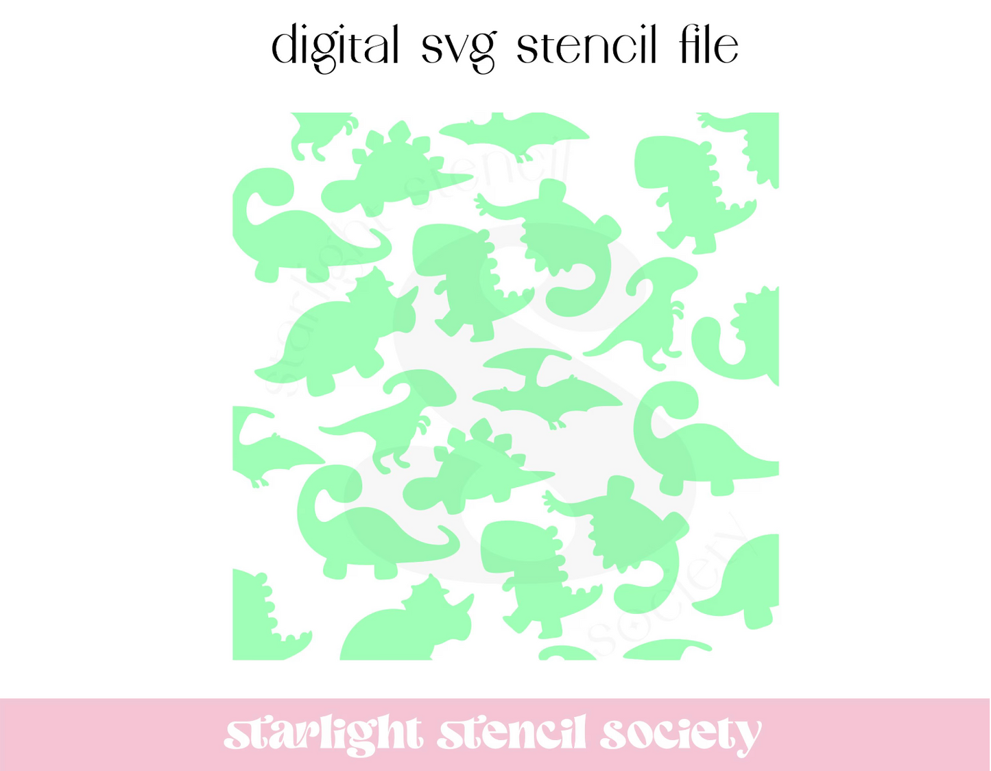 Dino 2 Scatter SVG File