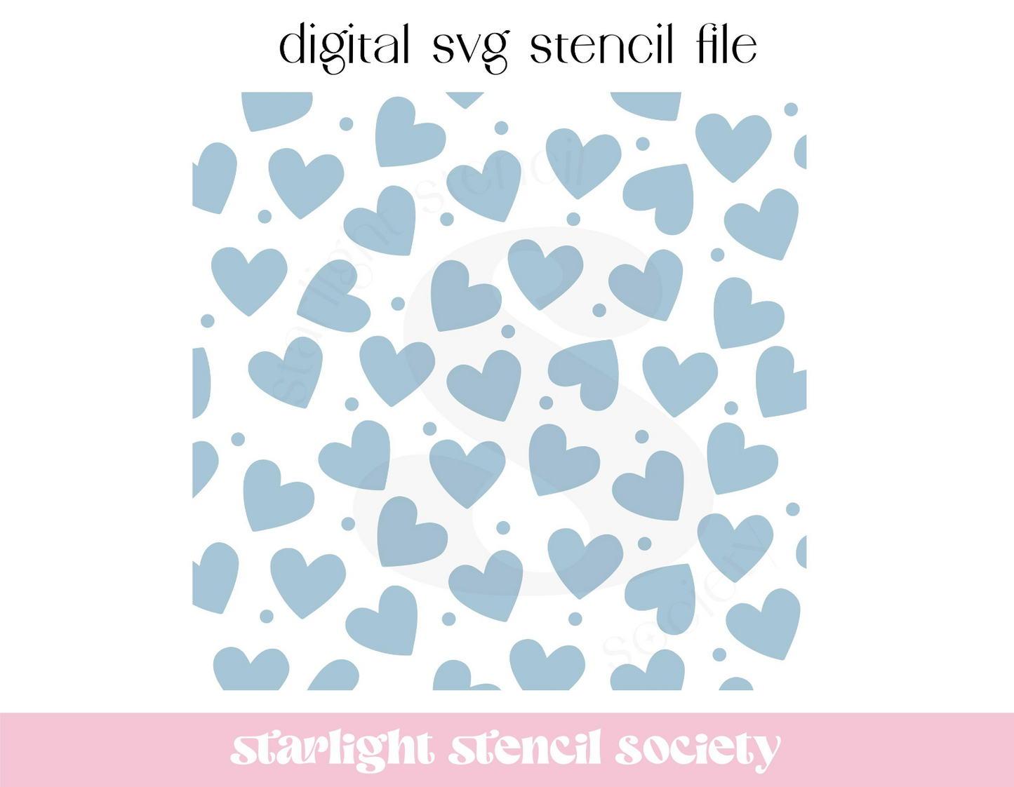 Dot Heart SVG File
