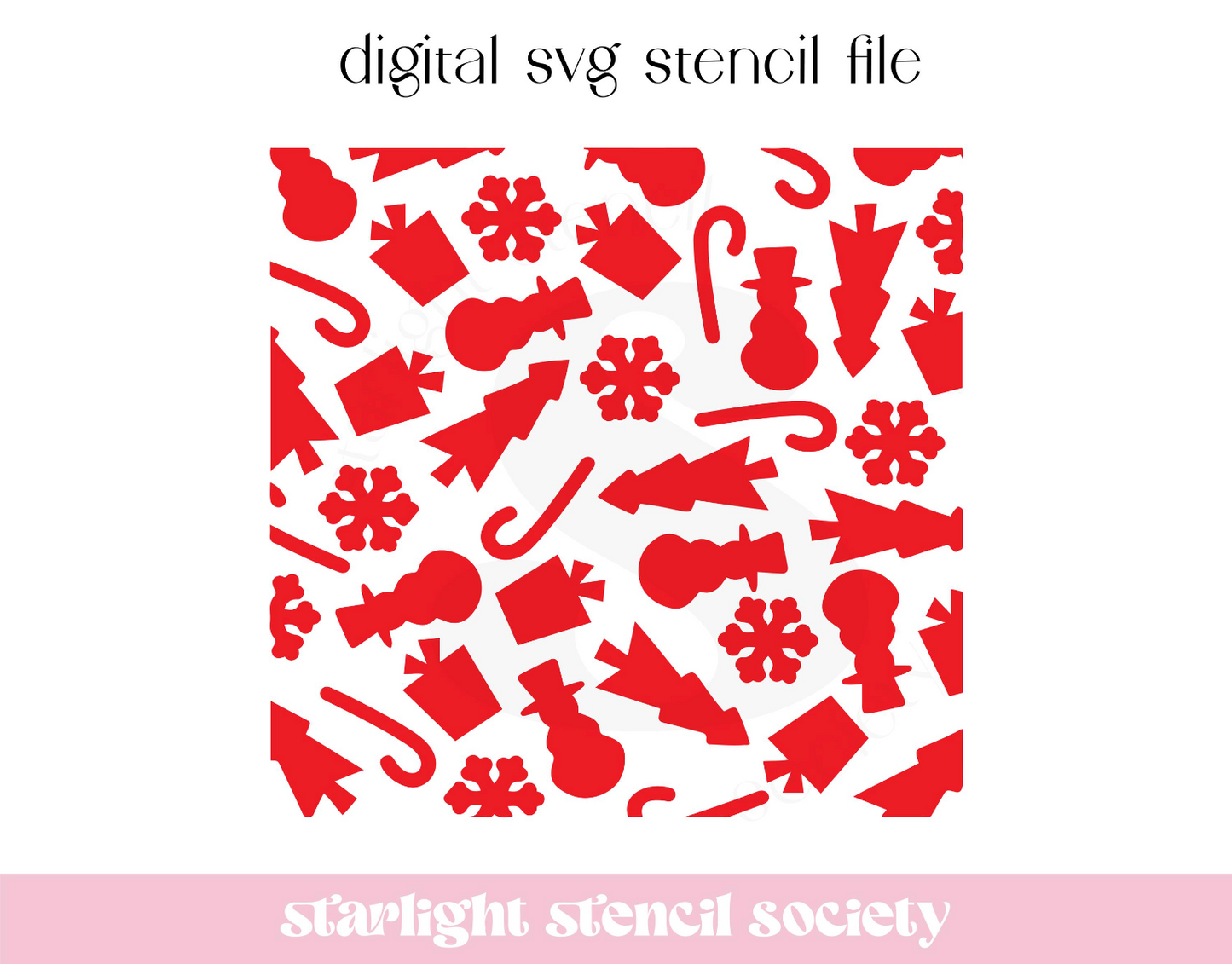 Christmas Scatter SVG File