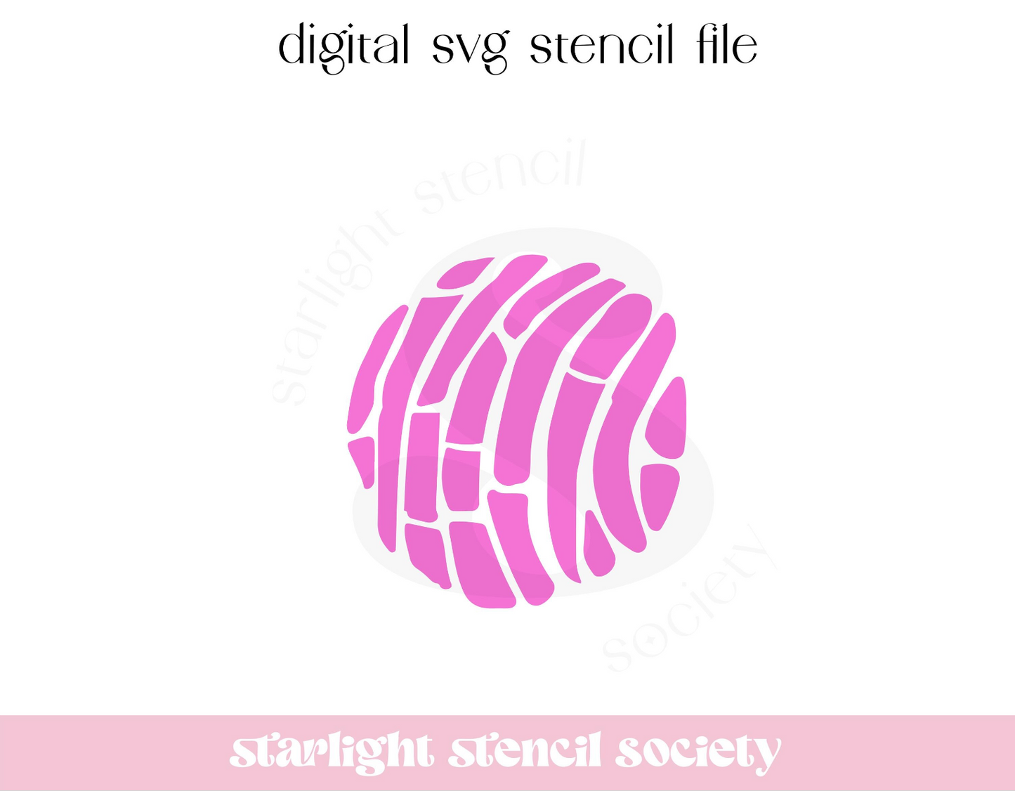 Concha 3in SVG File