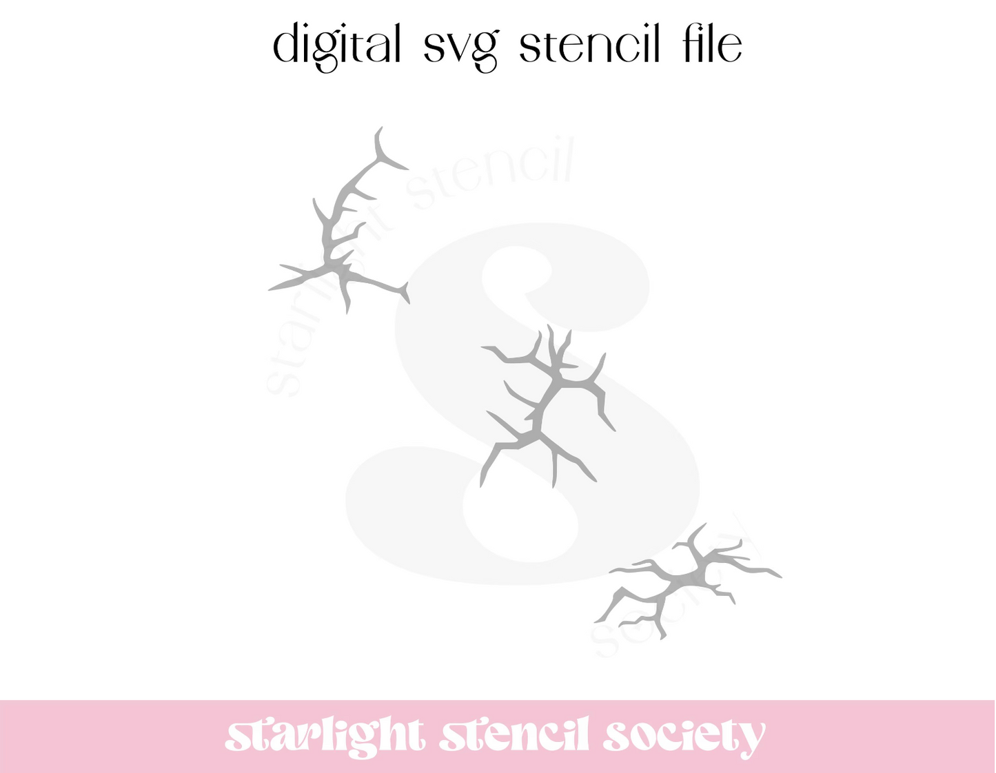 Cracks part SVG File