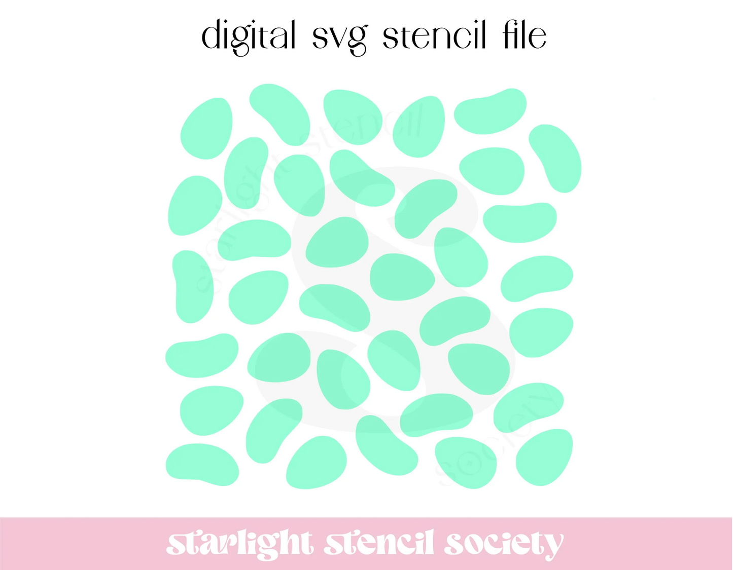 Egg Jelly Bean Scatter SVG File