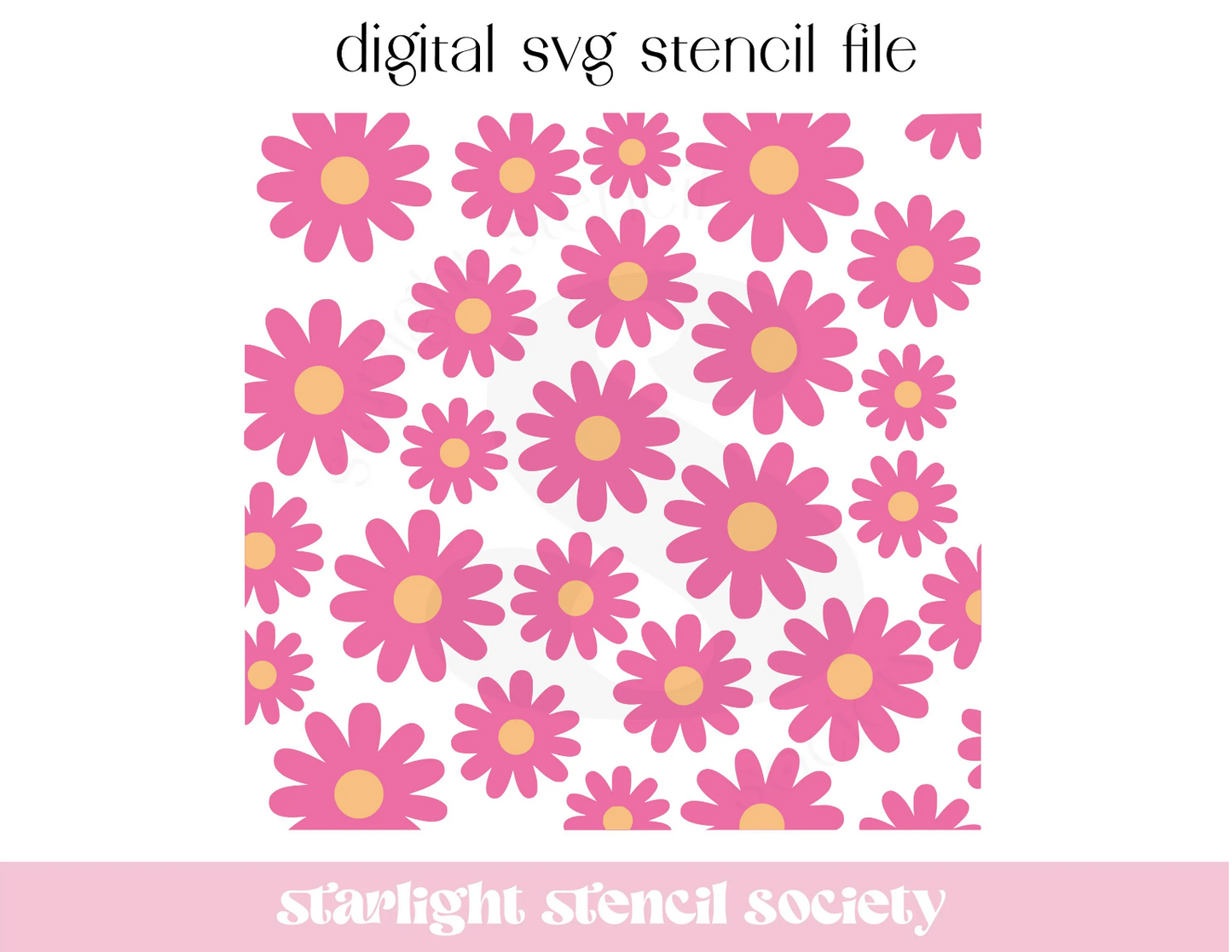Daisy 2 part SVG File