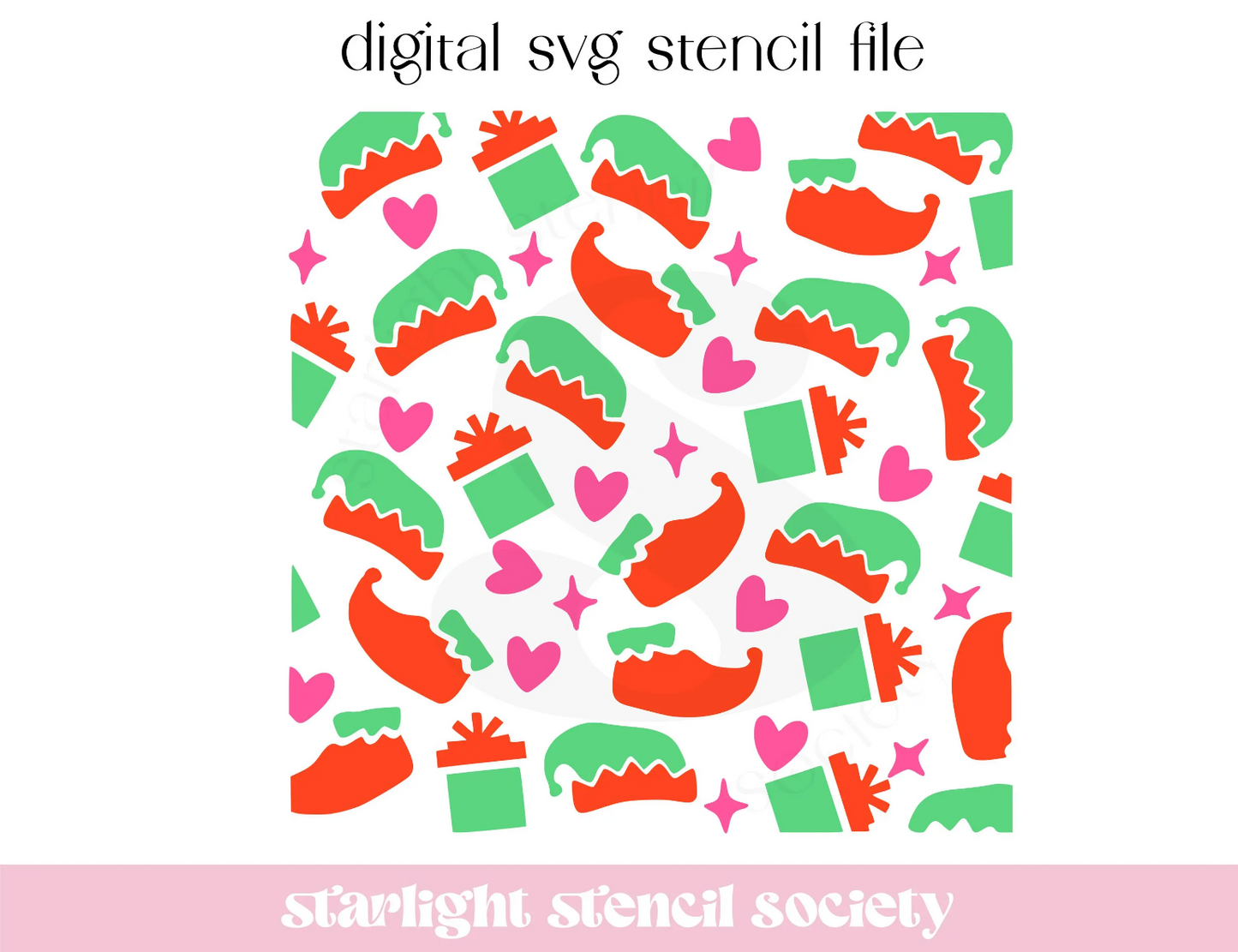 Elf Scatter 3 part SVG File