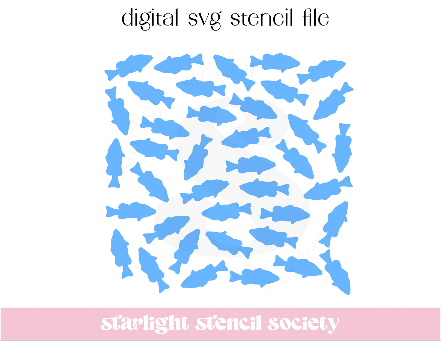 Fish Scatter SVG File