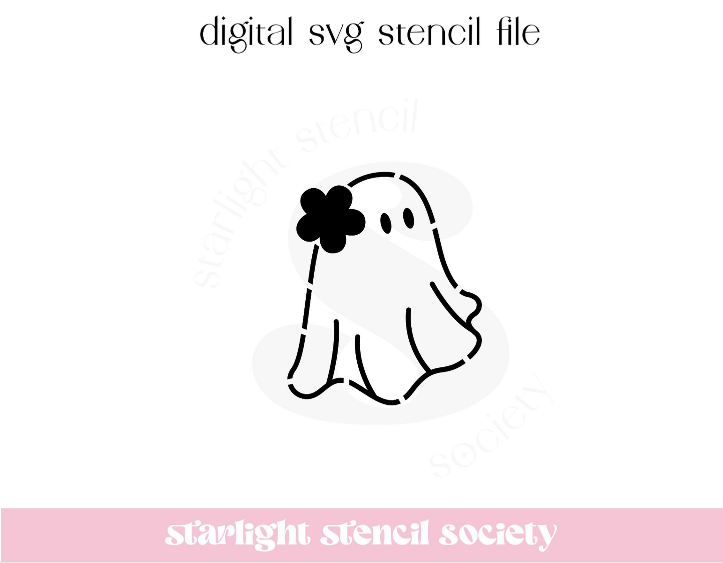 Groovy Ghost PYO SVG File