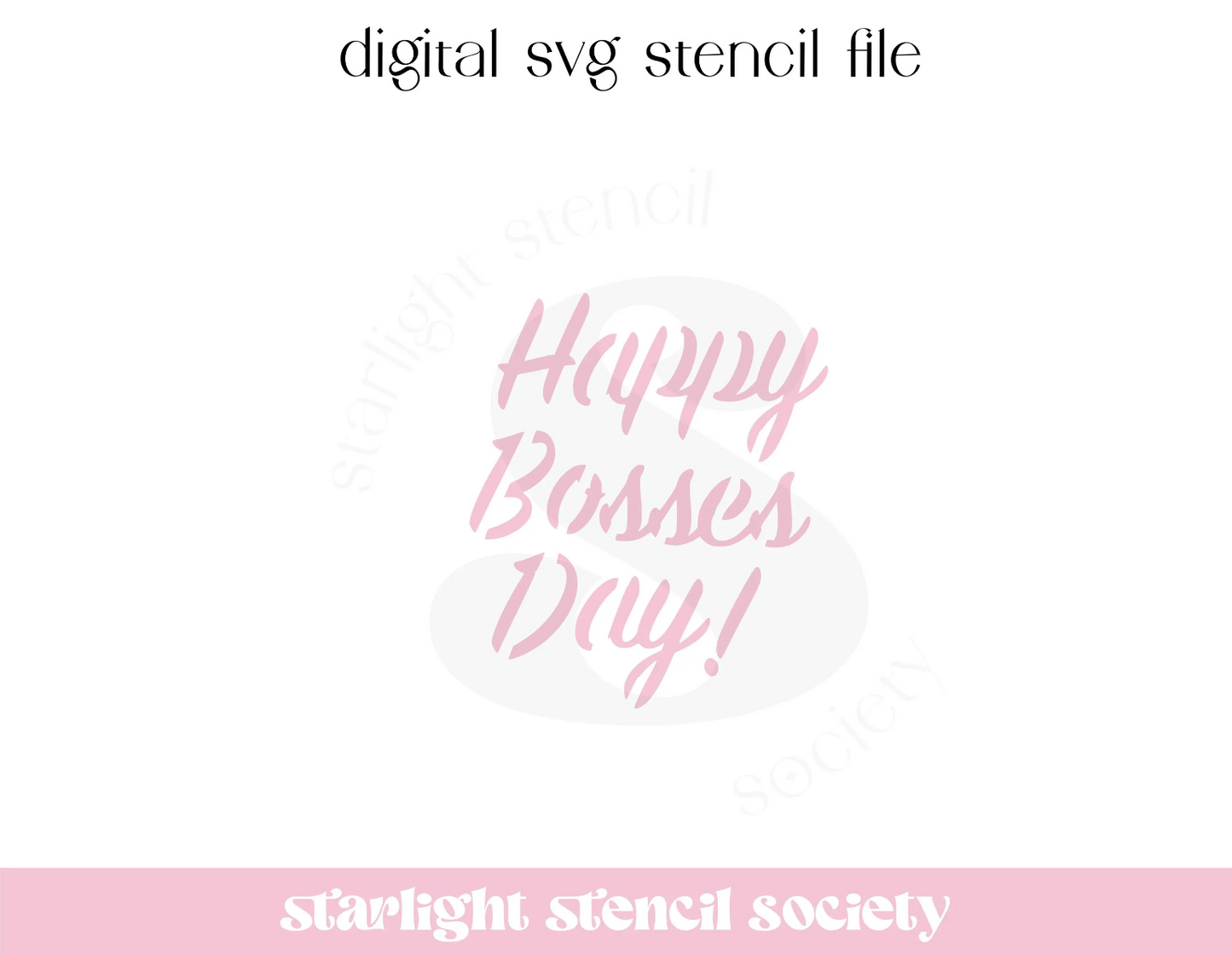 Happy Bosses Day SVG File