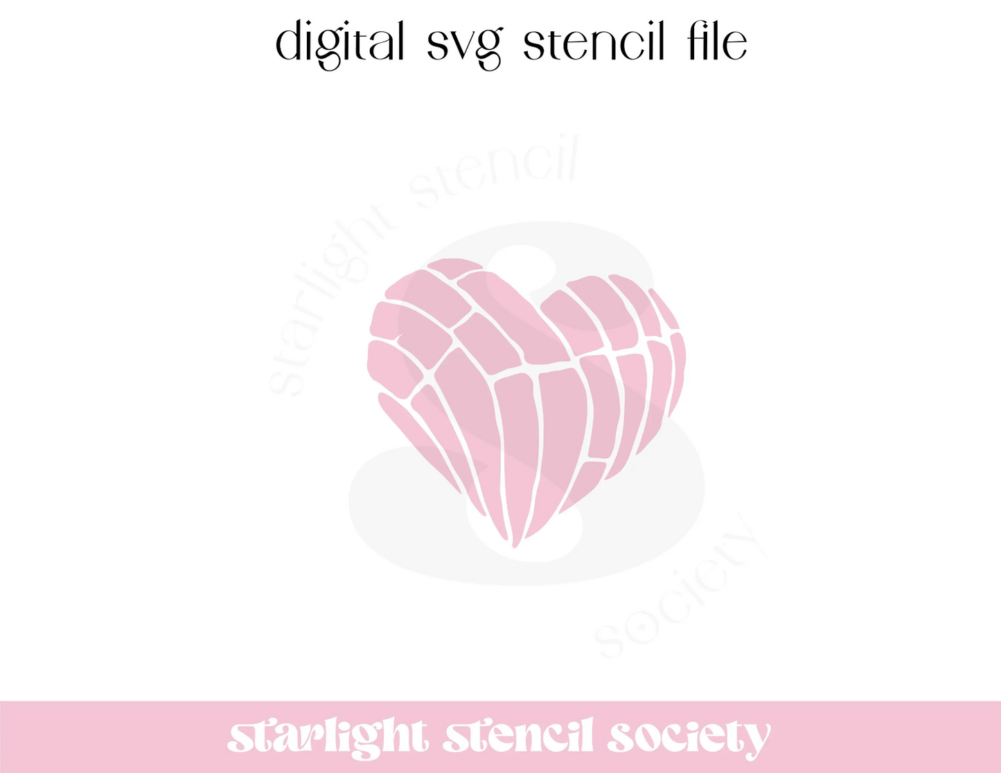 Heart Concha SVG File