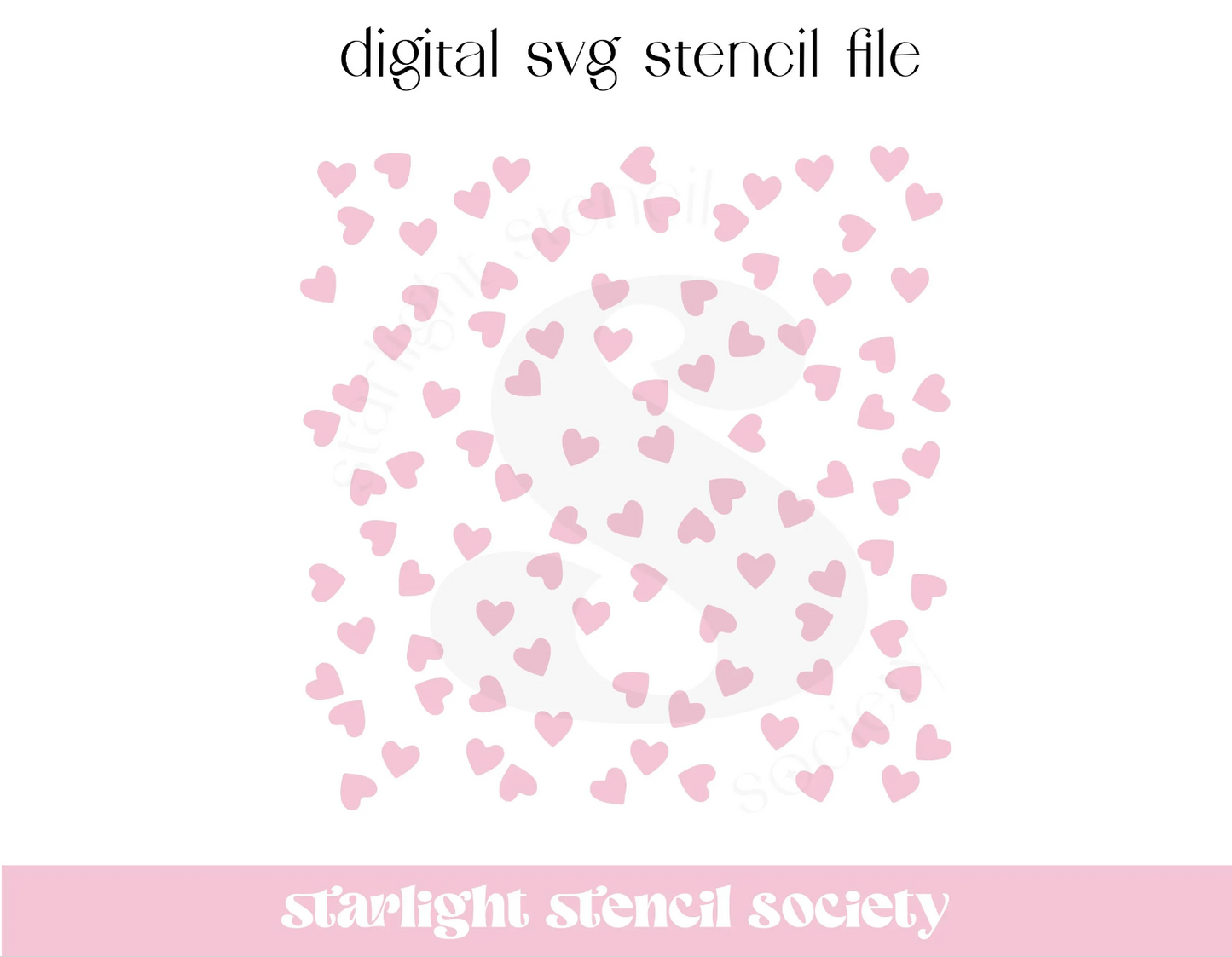 Heart Confetti SVG File