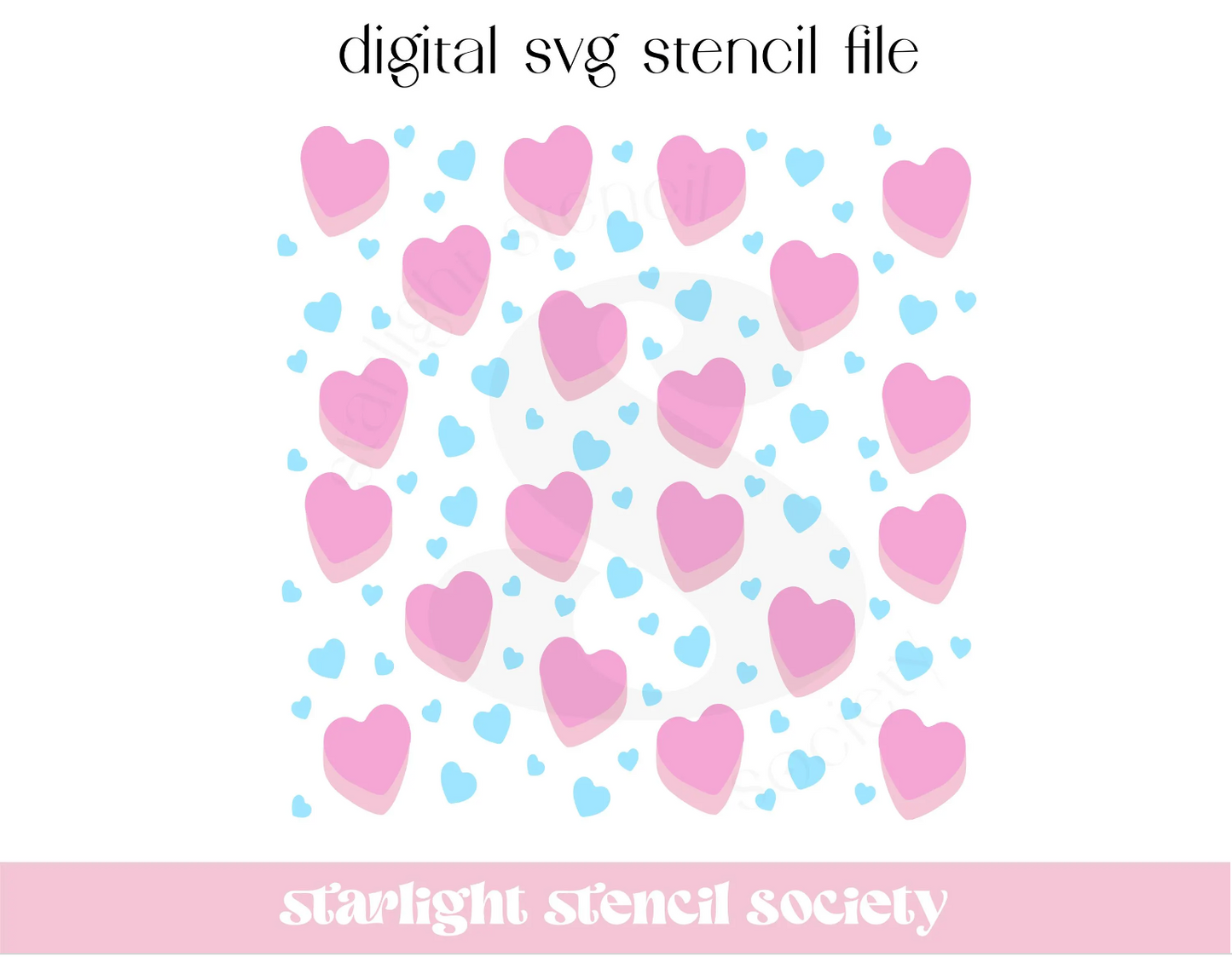 Heart Conversation 3 part SVG File