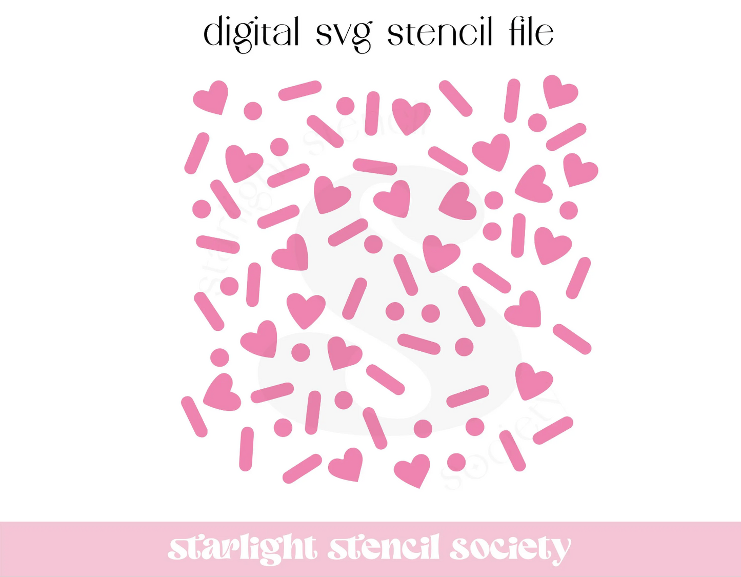 Heart Sprinkle SVG File
