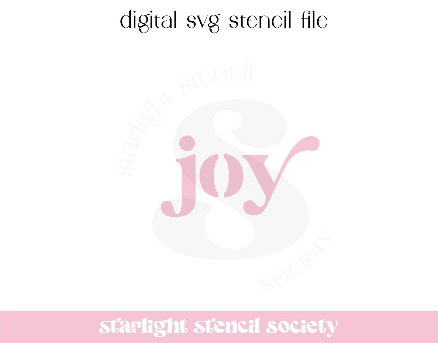 Joy Retro SVG File