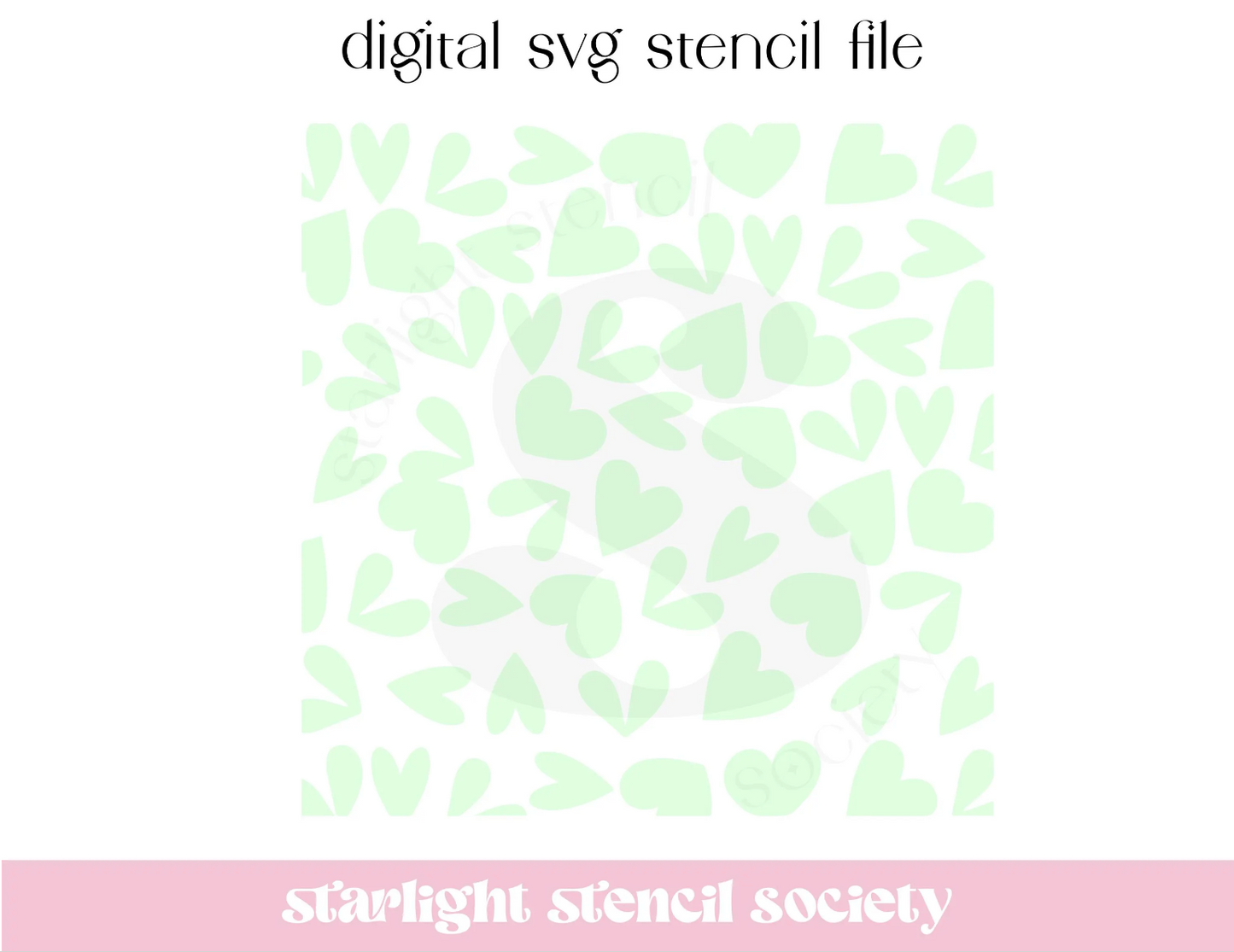 LC Hearts SVG File