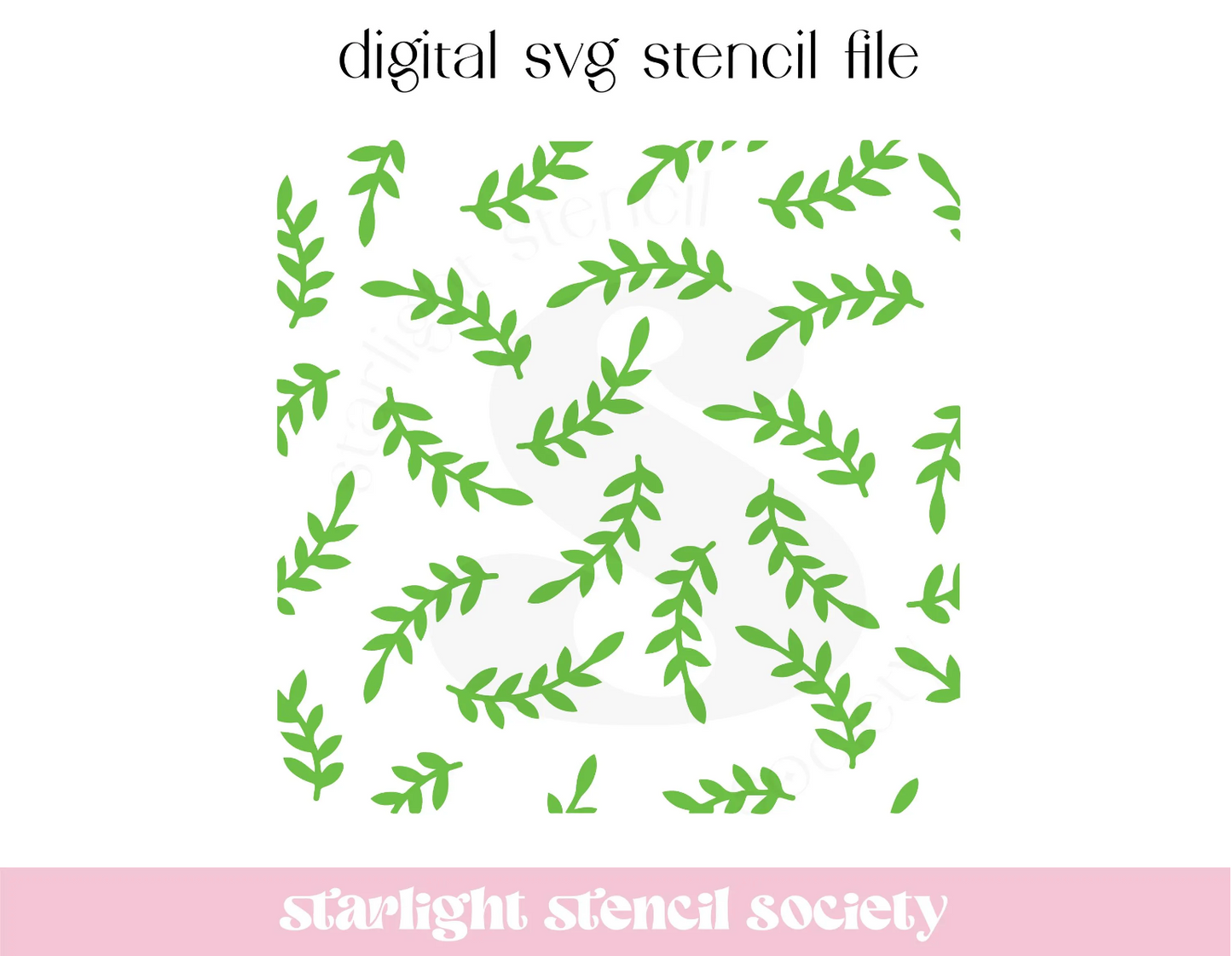 Leaf Scatter SVG File