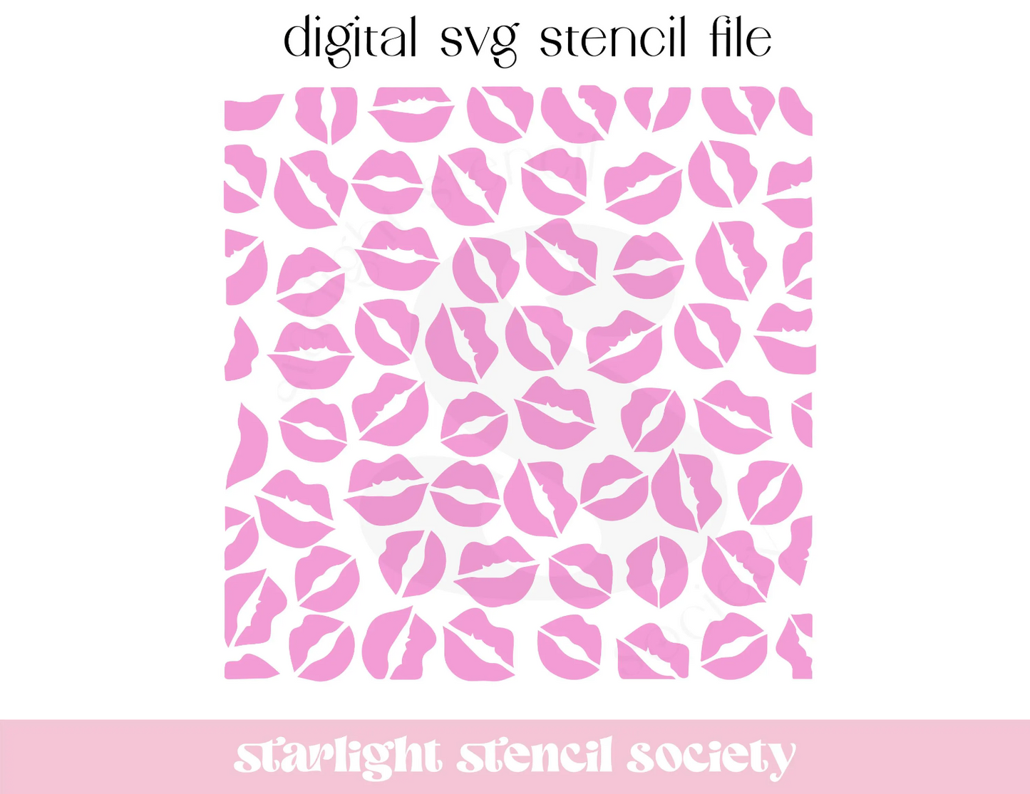 Lip Scatter SVG File