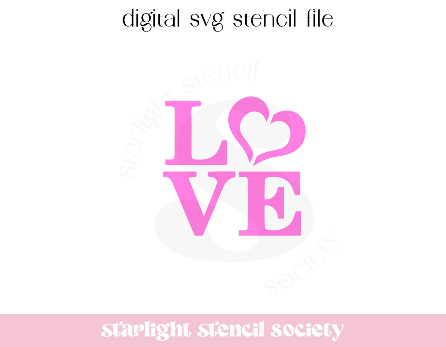 Love Heart SVG File