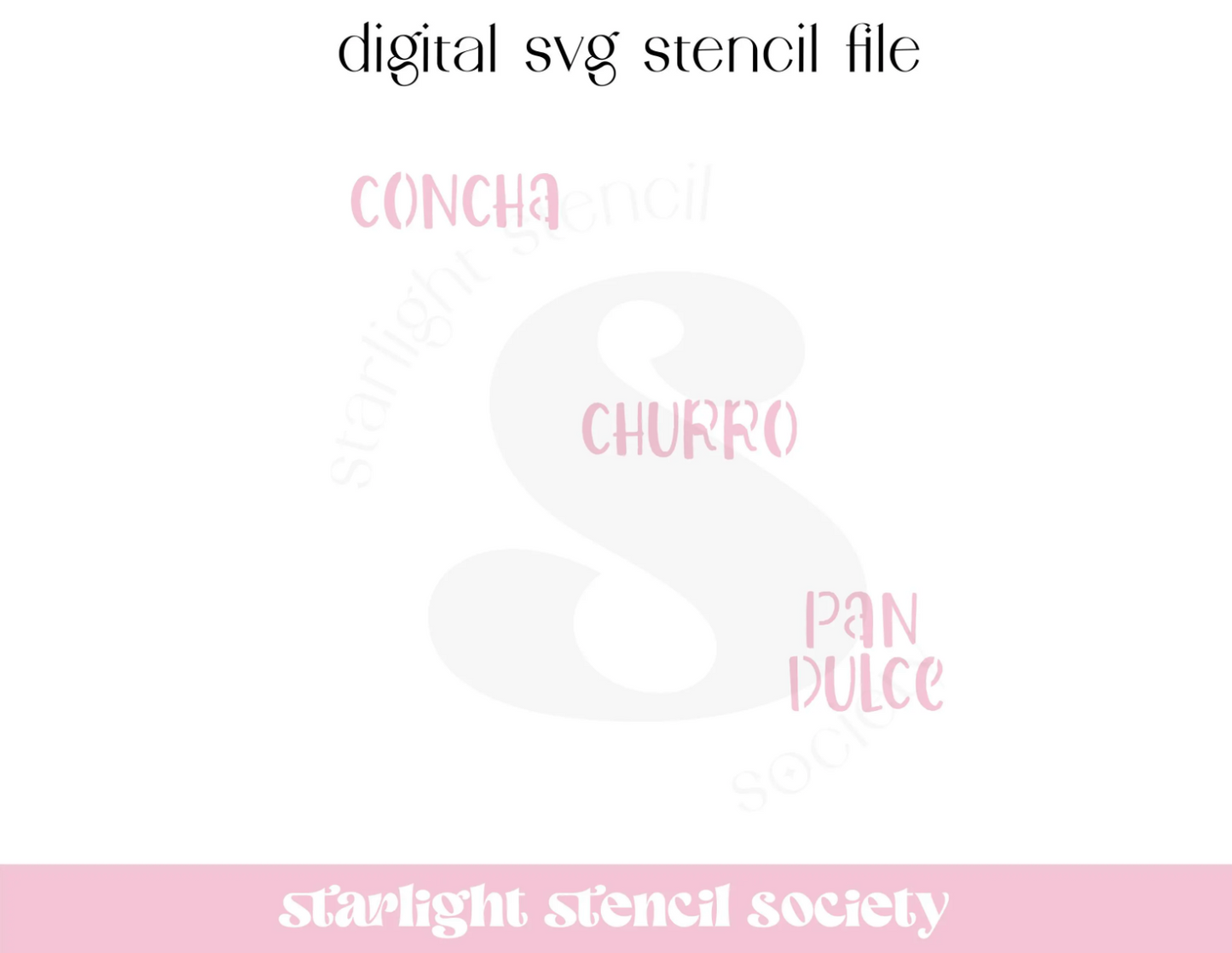 Mexican Sweets Convo SVG File