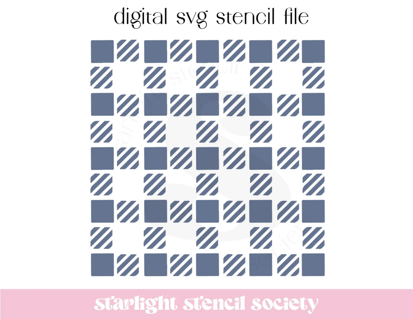 Plaid SVG File