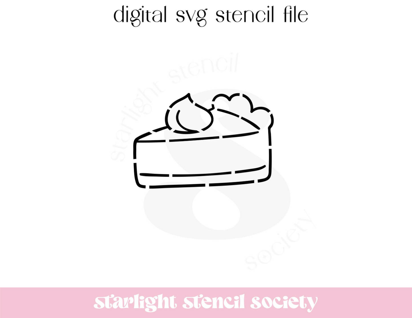 Pumpkin Pie Slice PYO SVG File
