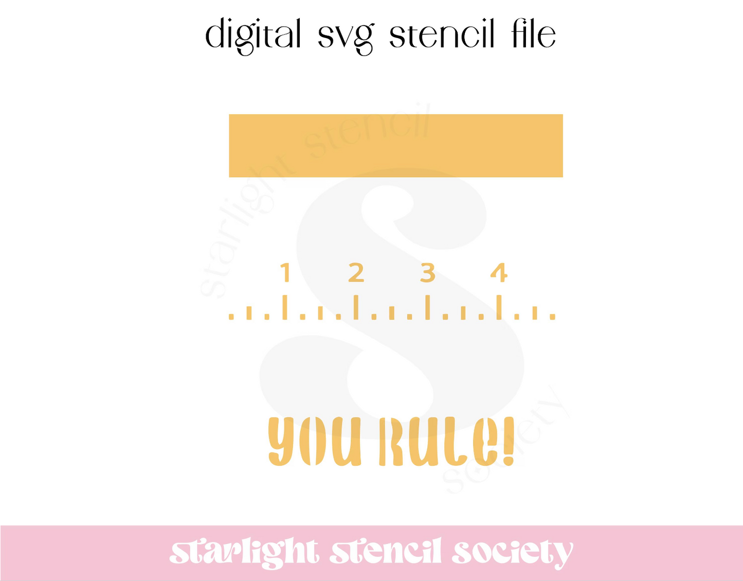 Ruler SVG File