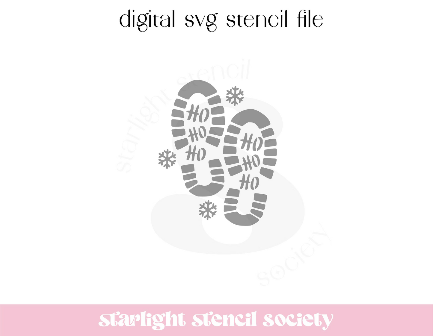 Santa Boot SVG File