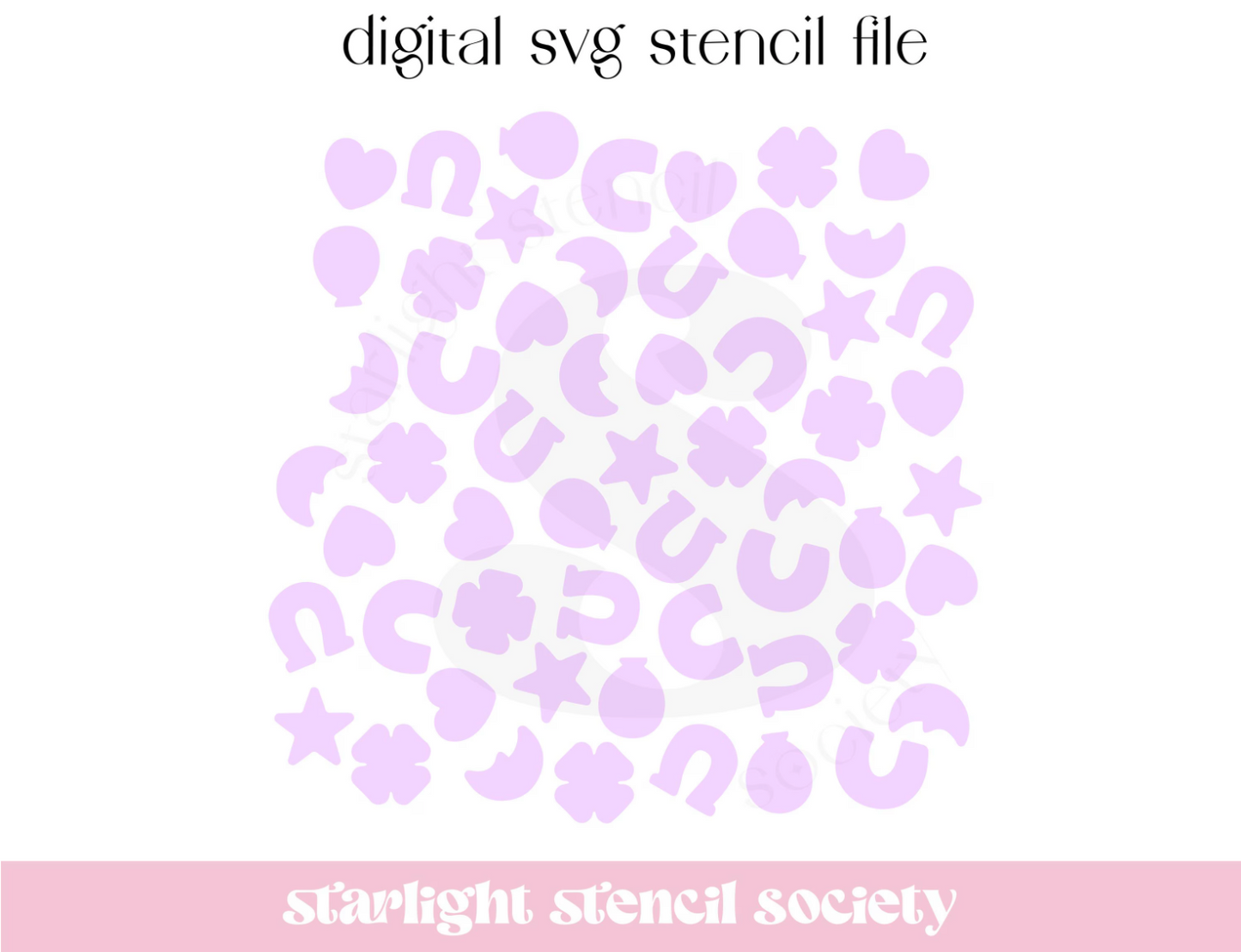 Lucky in Love Scatter SVG File
